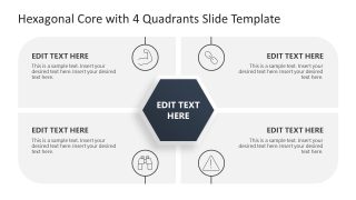 Editable Hexagonal Core Template for Presentation 