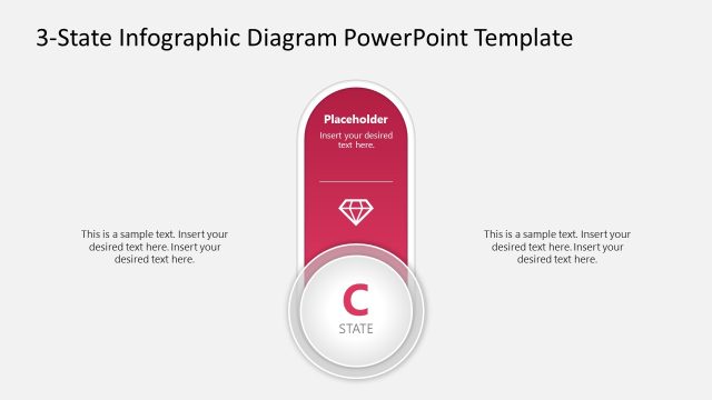 Red Toggle Infographic Presentation Diagram Slide