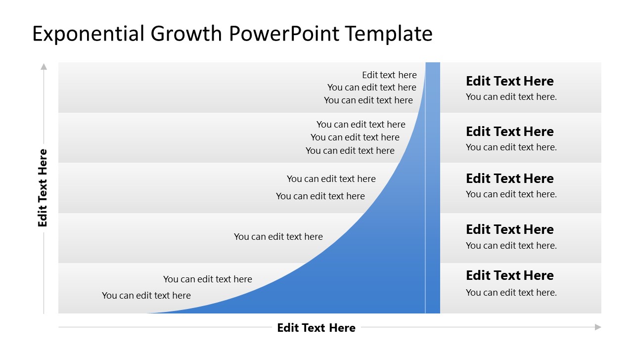 Exponential Growth PowerPoint Slide 