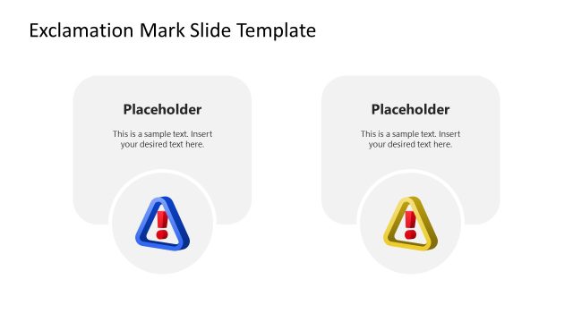 Customizable Exclamation Mark Enclosed in Triangle Diagram