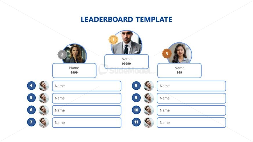 10-Person Leaderboard Slide Layout