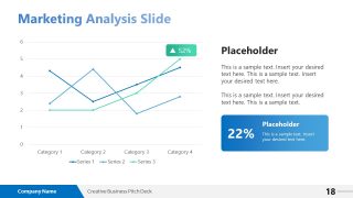PPT Data Chart Slide for Creative Business Pitch Deck