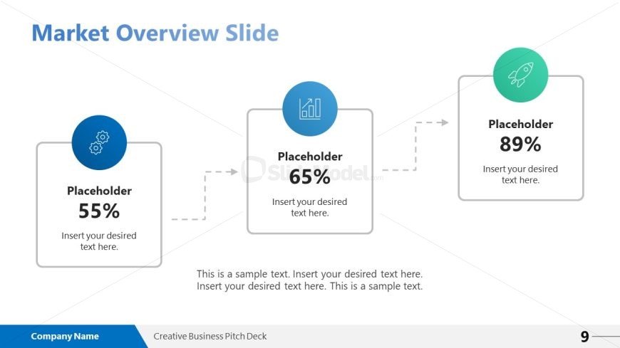 Market Overview Slide for Business Pitch Deck