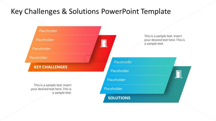 Key Challenges & Solutions Template for Presentation