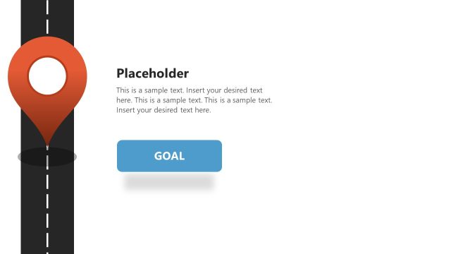 End Point Slide – 6-Step Vertical Process Diagram Template