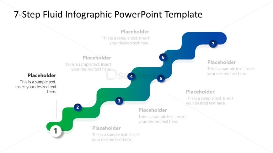 7-Step Infographic PPT Template for Presentation