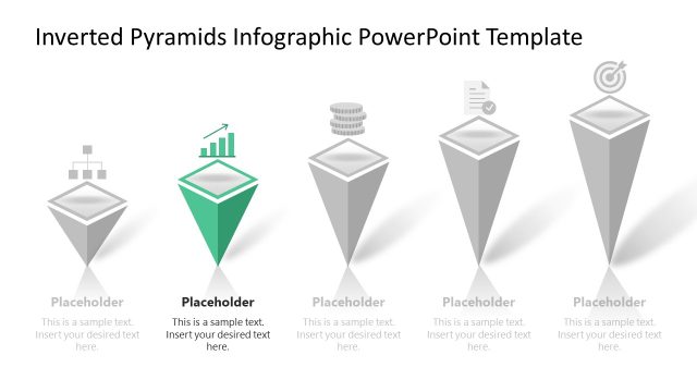 5-Step Inverted Pyramids Presentation Template