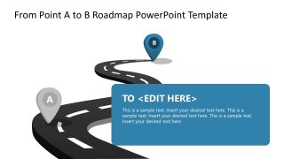Customizable From A to B Roadmap Template