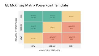 GE Matrix Slide PPT Template