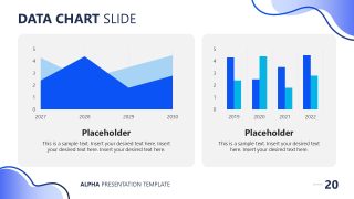 Alpha Presentation Template - Graphs Slide