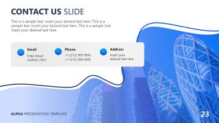 Customizable Alpha Presentation Template