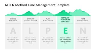 ALPEN Method Time Management PPT Layout 