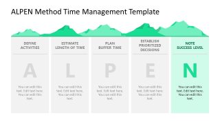 ALPEN Method Time Management Presentation Slide Layout 
