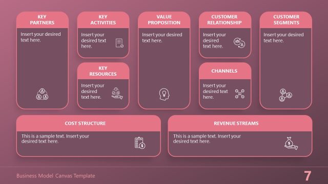 Business Canvas Slide – Business Proposal Presentation