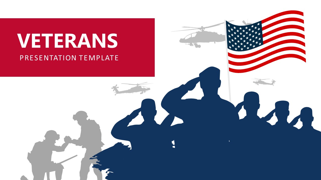 Editable Veterans PPT Template