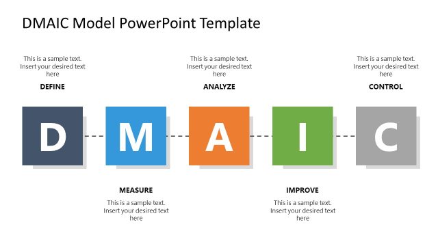 DMAIC Model PPT Slide Template