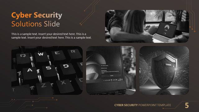 Cyber Solutions – Cyber Security PPT Template