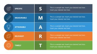 SMART Goals Presentation Slide for PowerPoint Presentation
