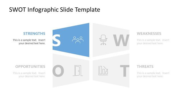Editable SWOT Infographic Slide Template