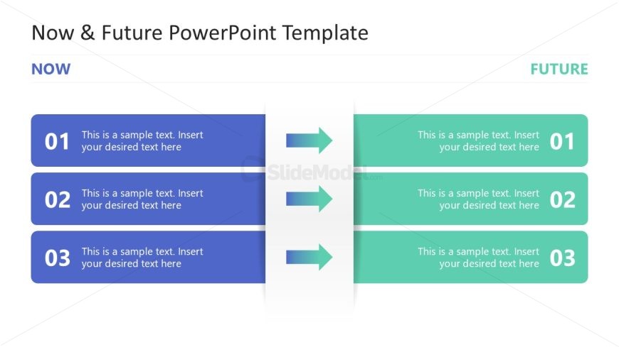 Now vs Future Template for PowerPoint