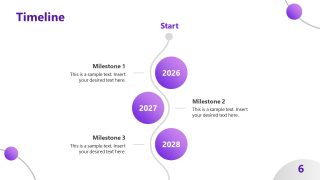 Engaging Creative Purple Theme Slide Template 