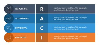 RASCI RACI Template with Icons 