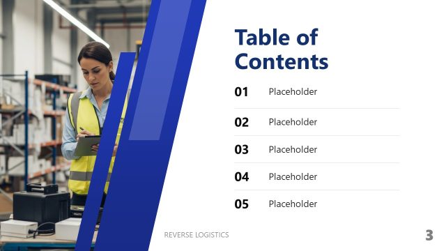 Table of Contents Creative Slide