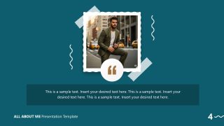 PPT Image Slide with Quotation Mark