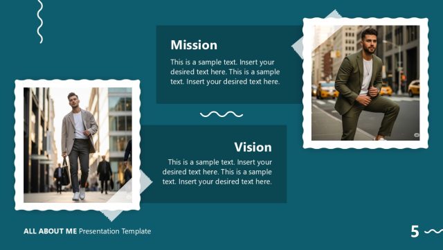 Mission & Vision Slide Template