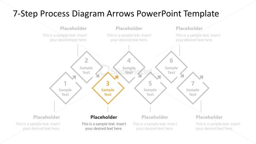 7-Step Process Diagram Presentation Template