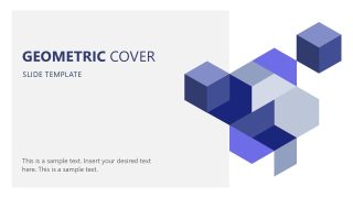 Geometric Cover Slide Template for PowerPoint 