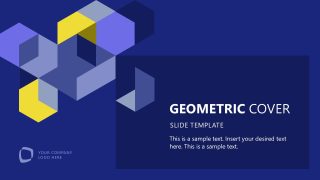Creative Geometric Cover Template Slide 