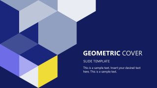Creative Geometric Cover Slide Template