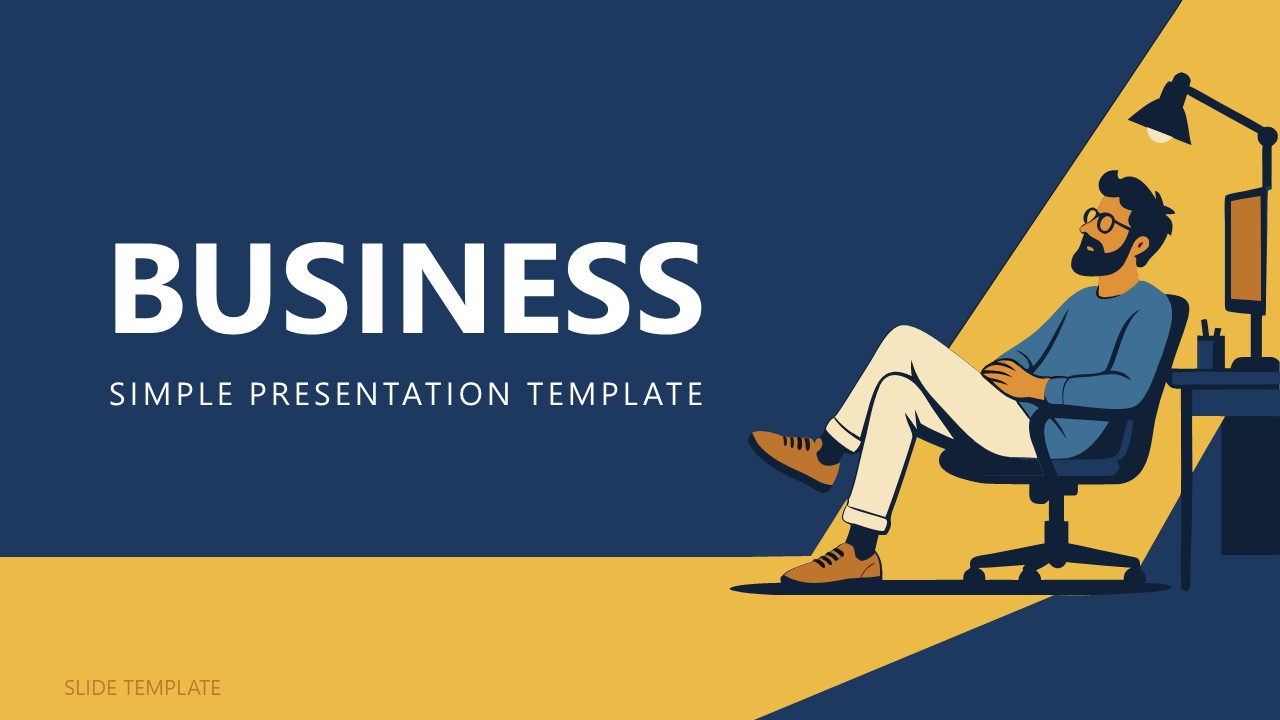Editable Simple Business PPT Template