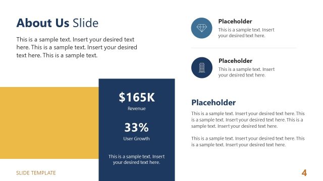 About Us PPT Slide – Simple Business Presentation Template