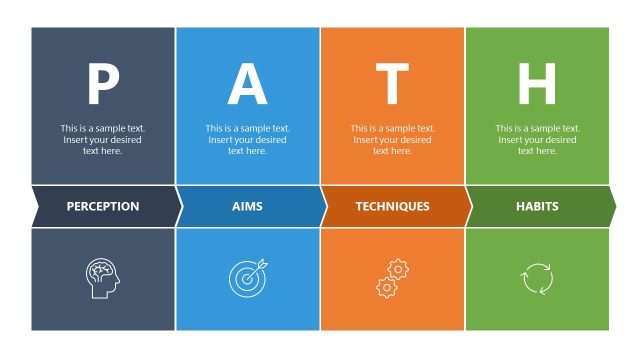 Vertical Layout Design PPT Template