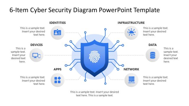 Cyber Security Diagram Slide Template