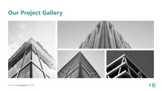 Formal Company Profile Template with Engaging Layout 