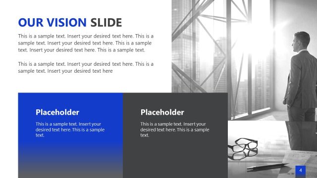 Our Vision PPT Slide – Who We Are PowerPoint Slide Template