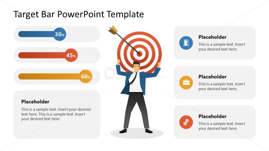Target Bar Template for PowerPoint