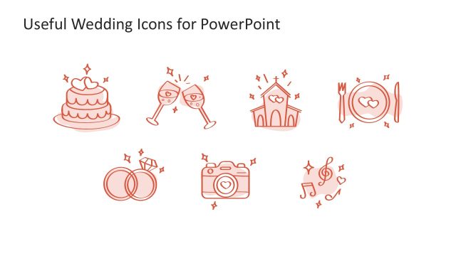 Slide with Infographics – Wedding Timeline Template