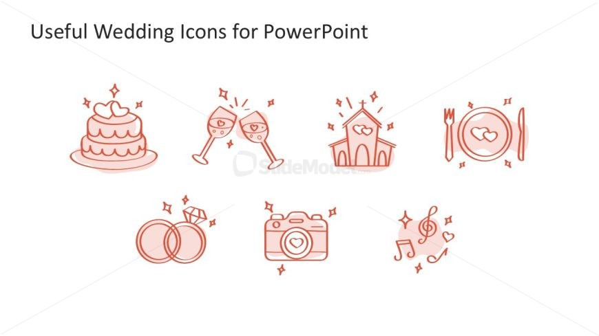 Wedding Timeline Template with Icons