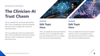 AI Trust Chasm Dissertation PPT Layout