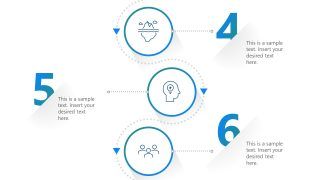 Vertical Numbered Infographic Slide Layout 
