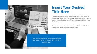 Business Report Visualization Slide Layout 