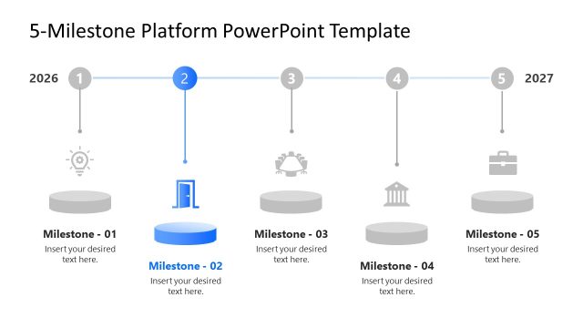 Customizable 5 Milestone Platform Template