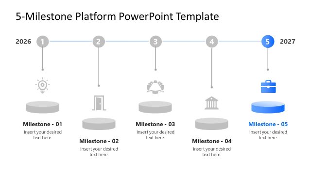 Creative 5 Milestone Platform Presentation Template