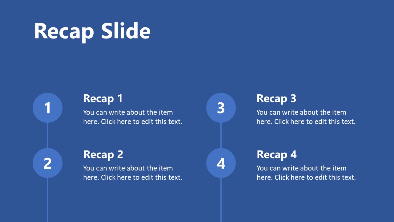 Multiple Recap PPT Slide Template