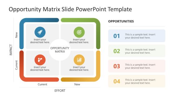 Opportunity Matrix PowerPoint Template
