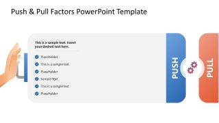 Push & Pull Factors Infographic PPT Diaram Slide 